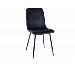 ALAN VELVET étkezőszék, fekete Bluvel 19/fekete matt
