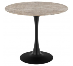 Málta asztal, fényes kerámia, barna Aberta