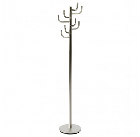 Stojanový věšák, kov, šedá, 80609-07