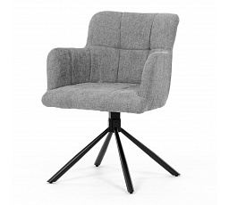 Étkezőszék, szürke, szövet, DCH-T1122 GREY2
