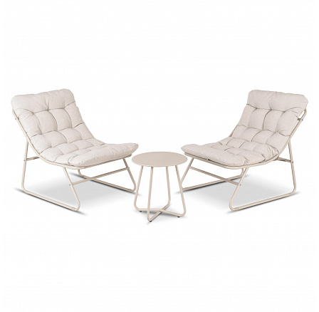 Zestaw Mebli Ogrodowych NIKEA Beżowy