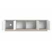 VESPER RTV 187 4D - cashmere mdf / cashmere / złote uchwyty / cokół