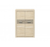 CASTEL 05 sonoma jasna/MDF sonoma trufel - komoda