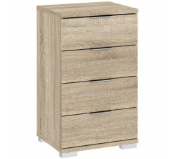 PRAHA 4S komód, Sonoma Tölgy