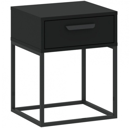 Éjjeliszekrény CADRO 1S 40 NR3, Fekete