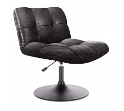Anton forgószék fekete vintage PU