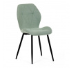 Jídelní židle, zelená, látka, CT-285 GRN2