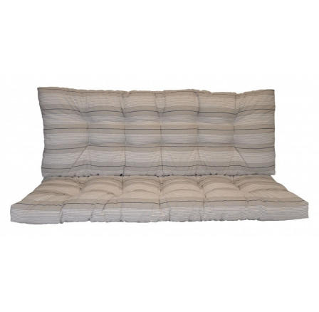 Polstr na zahradní houpačku 140 cm - látka Antik pruh