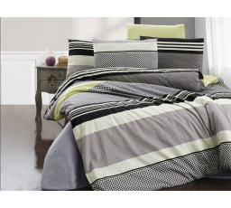 Prodloužené povlečení bavlna 140x220, 70x90cm Racing yellow