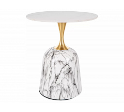 FAMA konferencia asztal, Márvány hatás/Fehér fényes/Arany