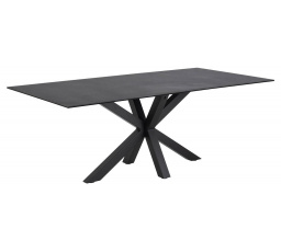 Heaven asztal fekete 200x100