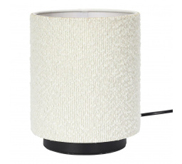 Asztali lámpa fehér boucle lámpaernyővel
