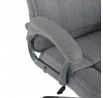 Kancelářské křeslo, houpací mechanismus, šedá látka, KA-C715 GREY2