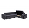 Rohová sedací souprava Alana L černá