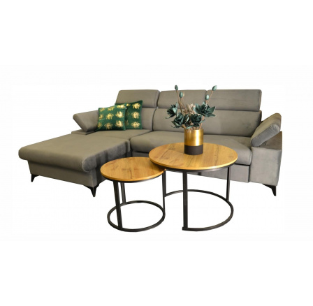 Sedací souprava Apolena levá šedá