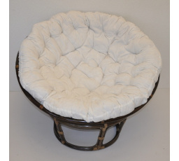 Rattan papasan 110 cm barna - esztétikai hibák