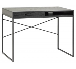 Seaford íróasztal fekete fiókkal