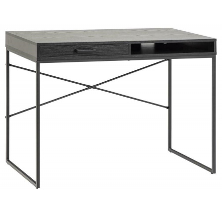 Seaford íróasztal fekete fiókkal