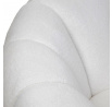 Armchair DOUILL swivel ecru in TEDDY fabric 94x88x62 cm 869414