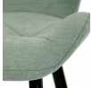 Jídelní židle, zelená, látka, CT-285 GRN2