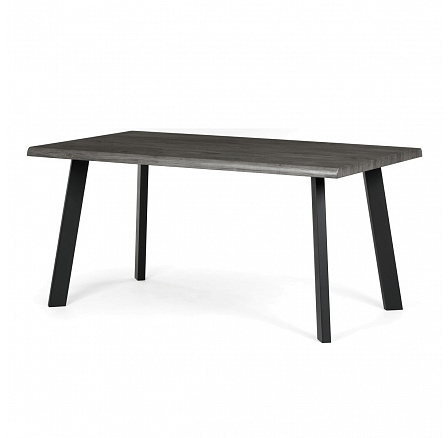 Étkezőasztal 160x90cm, MDF, szürke tölgy, HT-F4516 GREY