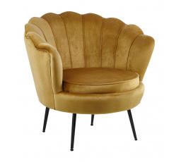 Velvet fotel kari /fekete lábak/ LC-032-1