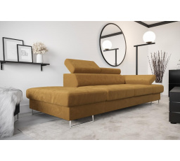 SOFA GALAXY II SZEZLONG 235 CM - Odcienie żółtego , Szezlong po lewej - lewa strona