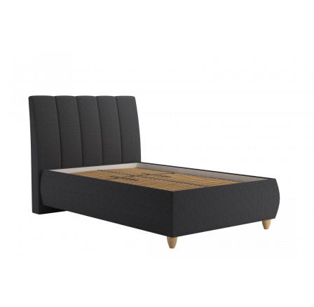 Postel Alison 120x200, tmavě šedá