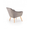 ROMEO fotel, szürke/természetes