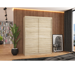 Tolóajtós szekrény DENVER 150 Sonoma+Sonoma
