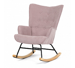 Houpací křeslo, růžová, látka, AK-371 PINK2