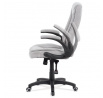 Kancelářské křeslo, synchronní mechanismus, stříbrná látka, KA-G303 SIL2