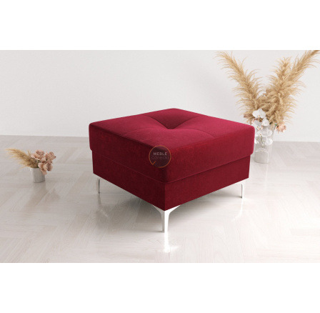 PUFA Z POJEMNIKIEM 70X70 CM - Odcienie czerwieni