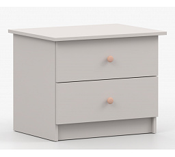 OLAF II éjjeliszekrény, Kaschmir / Rózsaszín