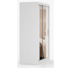 Tükrös ruhásszekrény NOEMI 01, Fehér