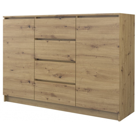 Komoda TOPA 2D4S 120, DUB ARTISAN