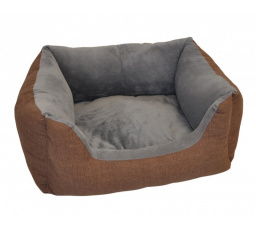 Pelíšek AXIN Deluxe hnědý - 58x48 cm