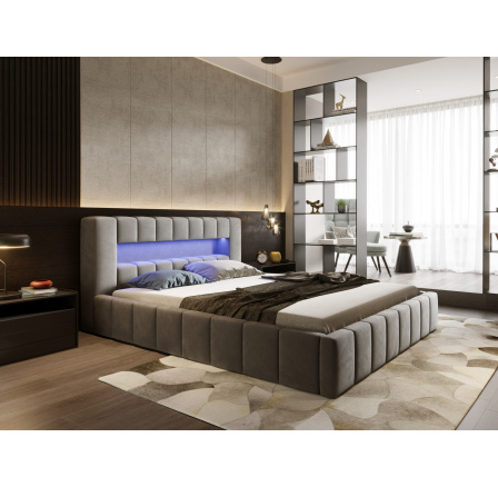 Łóżko Amaro 160x200 DREWNIANY STELAŻ