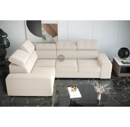 NAROŻNIK ROYAL II 280×210 - lewa , Odcienie beżu