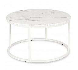 Stolik AGNES MAX Biały Marmur