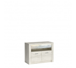 TV Komód INDIANAPOLIS I10 Kraft fehér