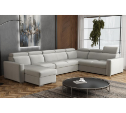 Sedací souprava Petrit U1 levá Paros světle šedá