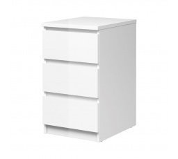 Komoda SIMPLICITY 237, Bílý lesk