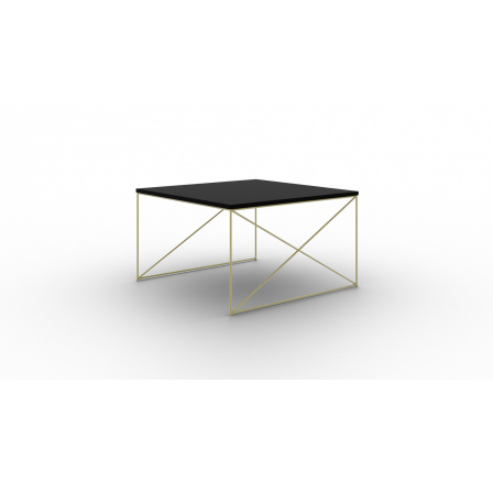 Nelia kávézóasztal Arany+Fekete