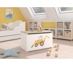 DARIA White+Sonoma játéktároló láda