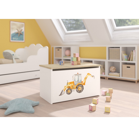 DARIA White+Sonoma játéktároló láda