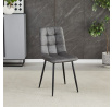 Jídelní židle, černá, látka vintage, CT-281 BK3