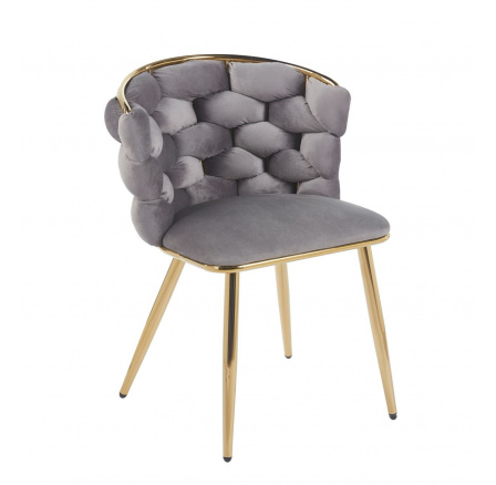 Szék velvet szürke K47-FXJG G