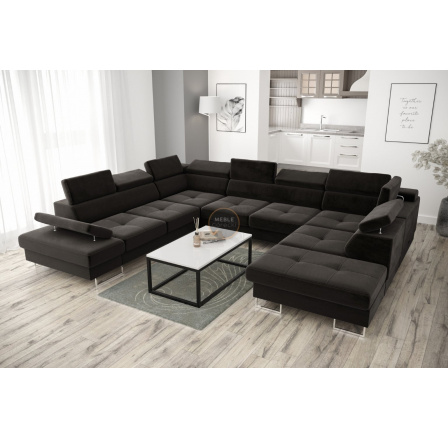 NAROŻNIK GALAXY MAX I Z FUNKCJĄ SPANIA 280x350x225 - Odcienie szarości , lewa NAROŻNIK GALAXY MAX I Z FUNKCJĄ SPANIA 280x350x225 - Odcienie szarości , lewa