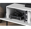 CLEARING 04 TV-szekrény fehér / fekete